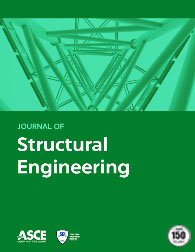 Journal of Structural Engineering cover with an image of a truss structure on a teal background. The journal title, ASCE logo, and Structural Engineering Institute logo are displayed as well.